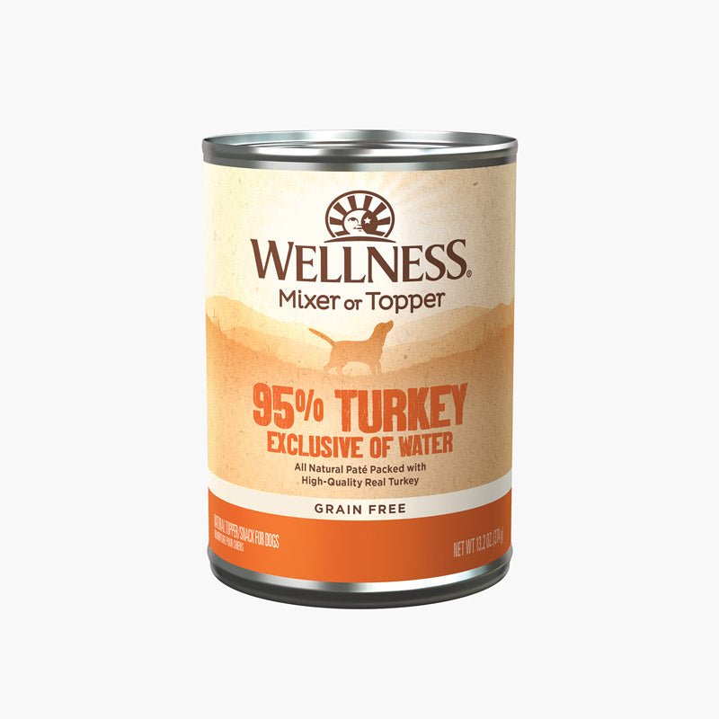 Wellness 95% Turkey Grain - Free Canned Dog Food (374g) - CreatureLand