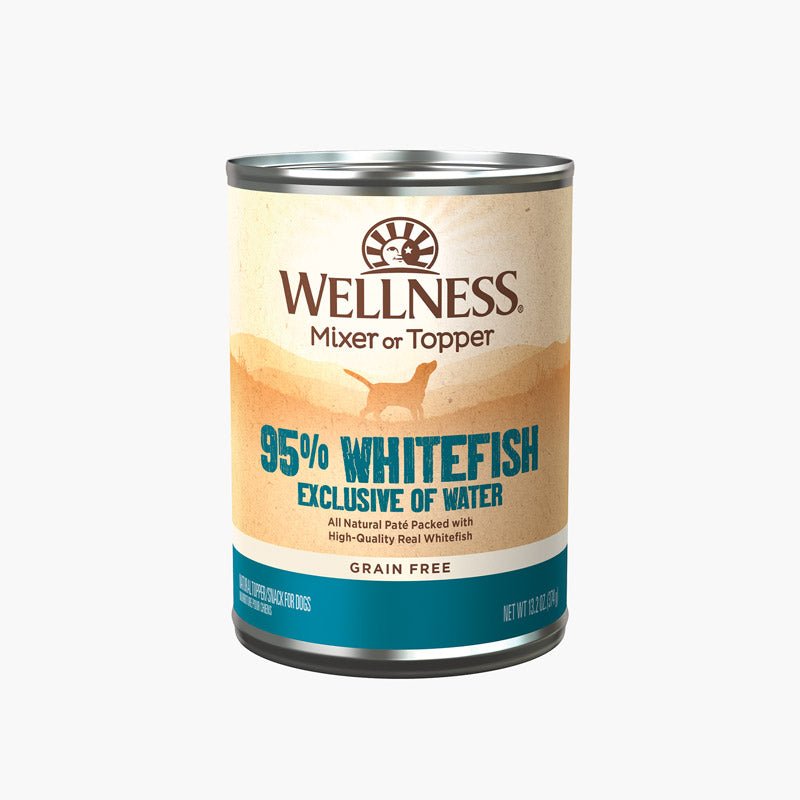 Wellness 95% Whitefish Grain - Free Canned Dog Food (374g) - CreatureLand