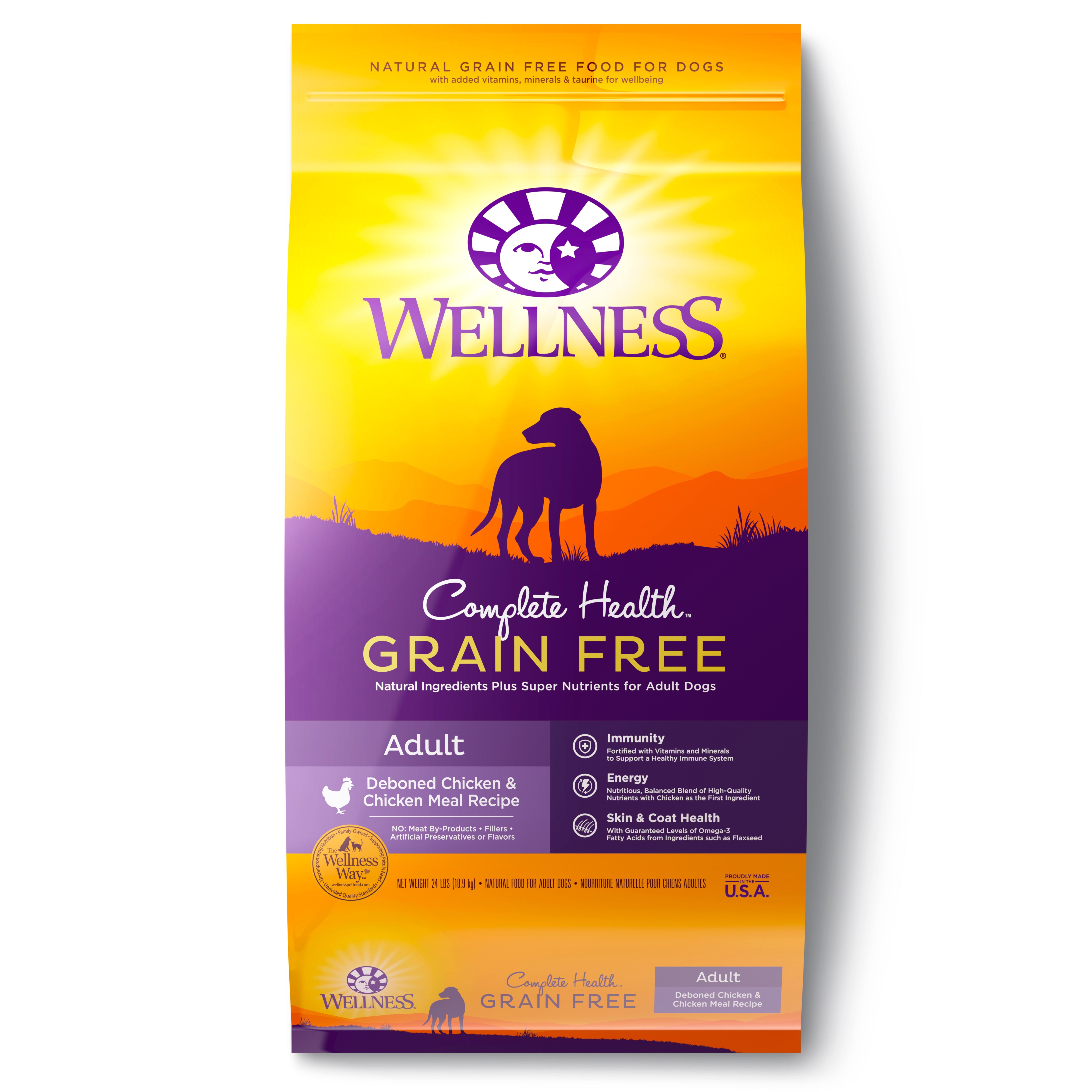 Wellness Complete Health Grain Free Adult Deboned Chicken & Chicken Meal Dry Dog Food - CreatureLand