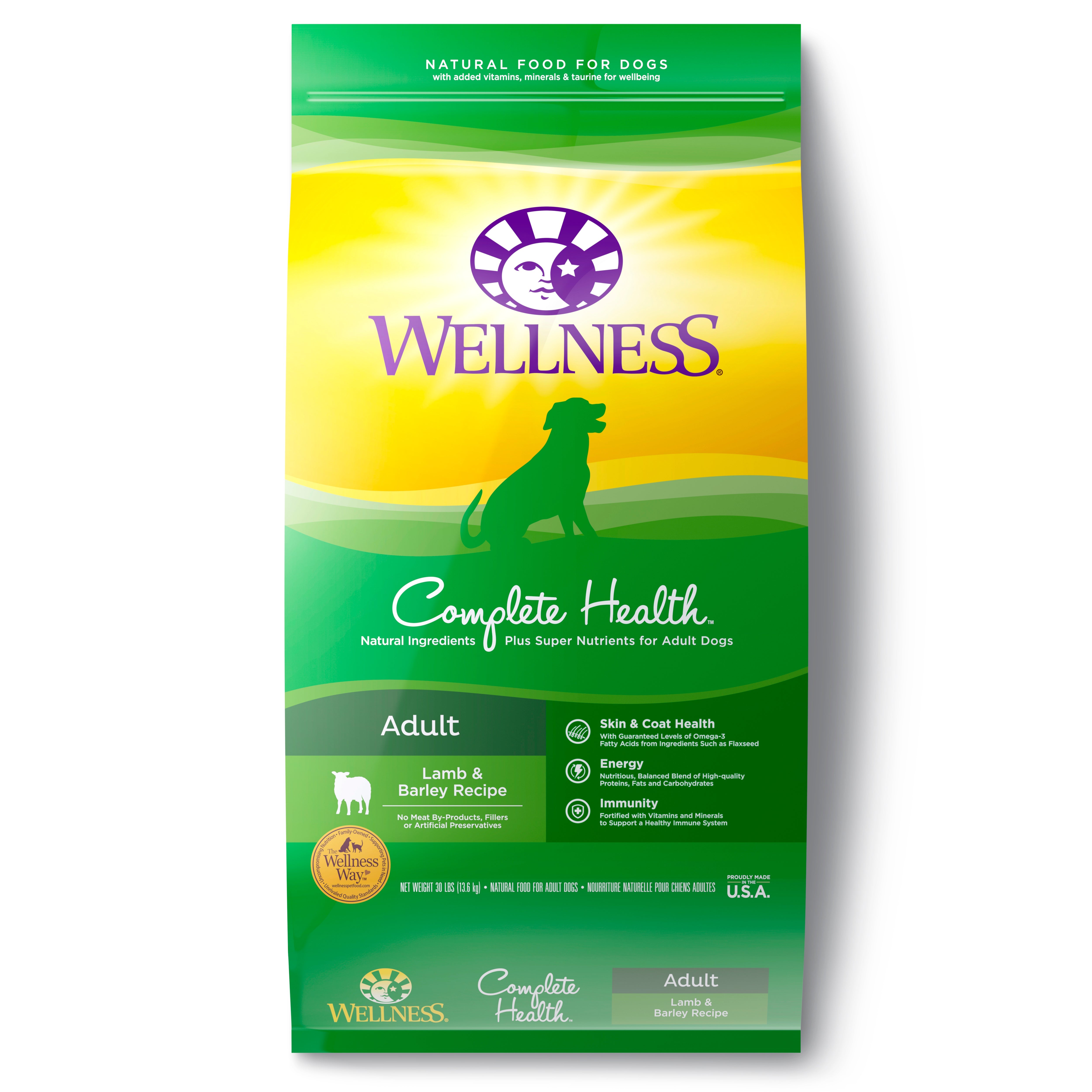 Wellness Complete Health Lamb & Barley Adult Dry Dog Food - CreatureLand