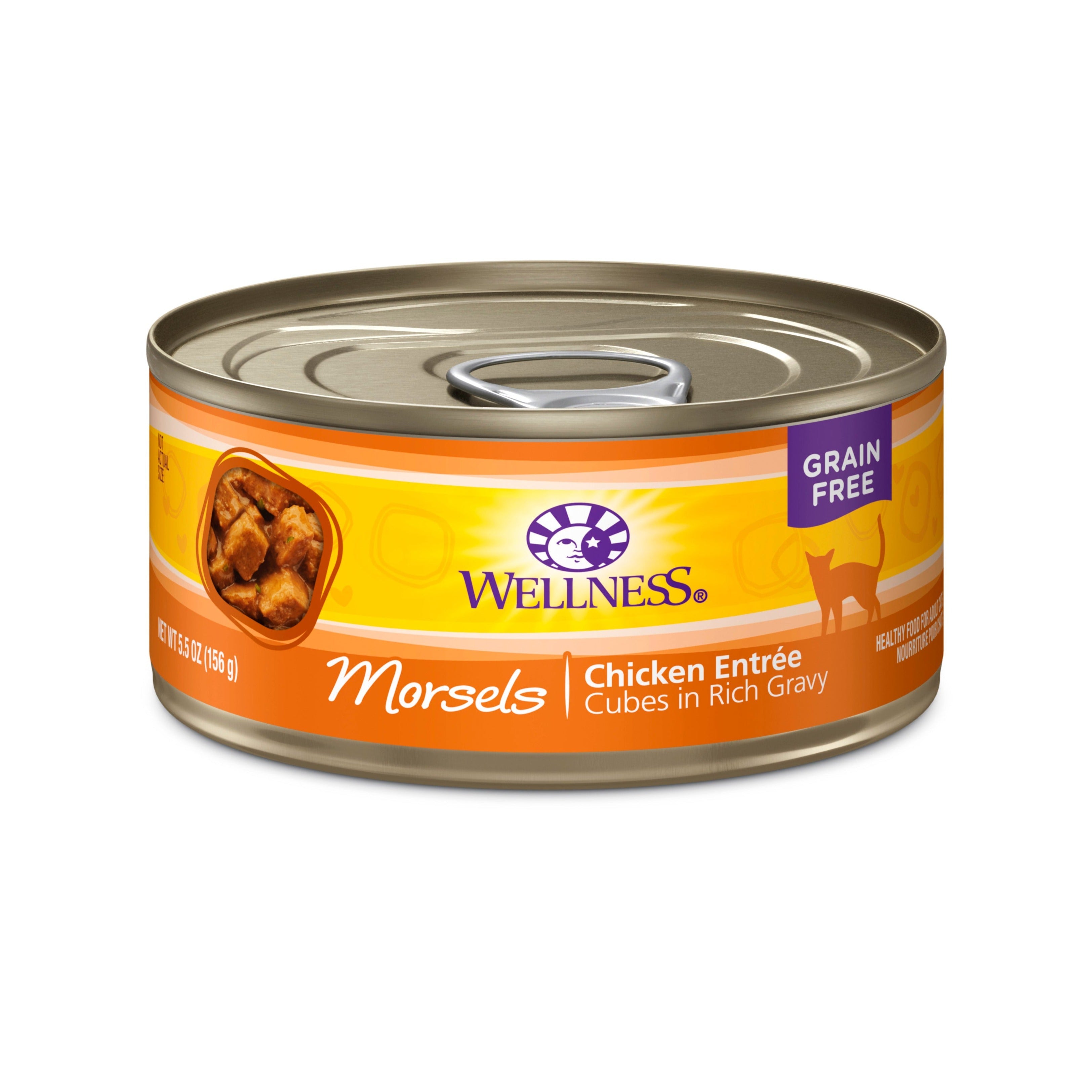 Wellness Complete Health™ Morsels Wet Cat Food | Chicken Entree (5.5 oz) - CreatureLand
