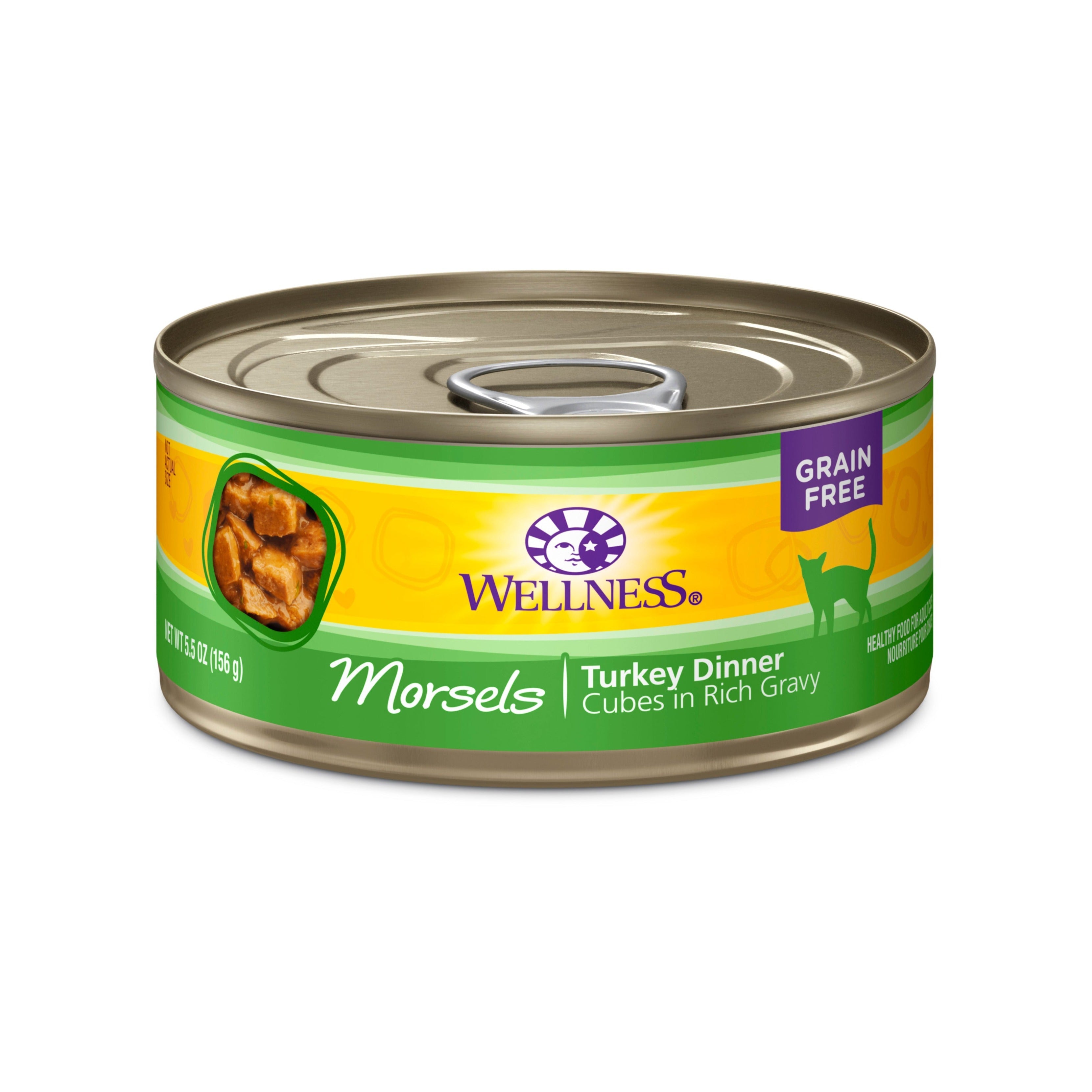 Wellness Complete Health™ Morsels Wet Cat Food | Turkey Dinner (5.5 oz) - CreatureLand
