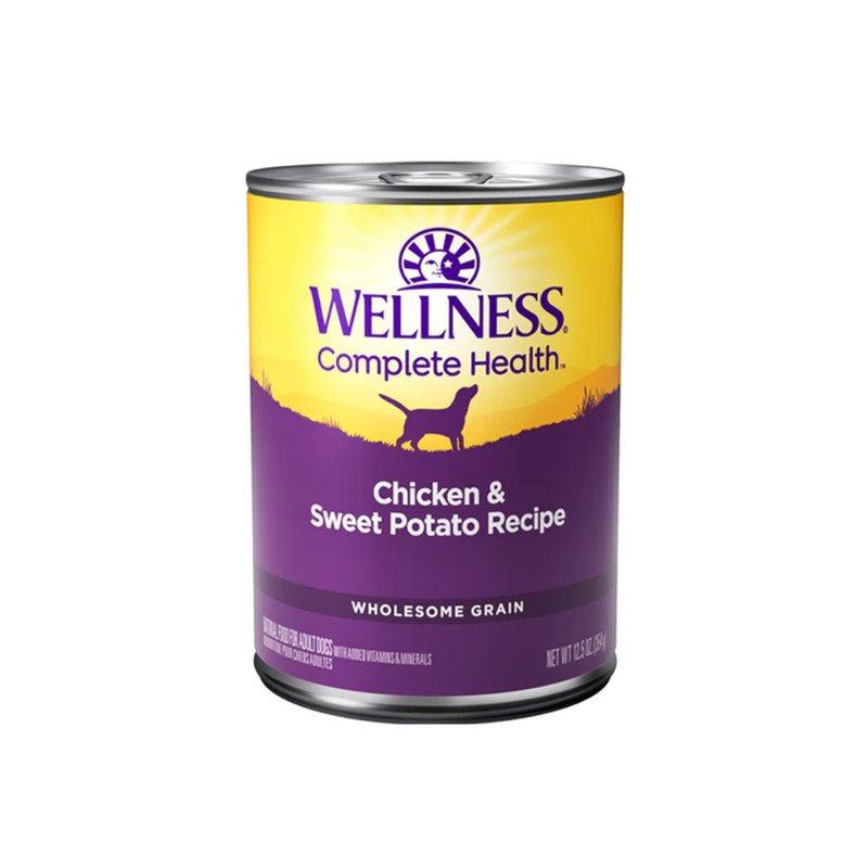 Wellness Complete Health Paté | Chicken & Sweet Potato Wet Dog Food (354g) - CreatureLand