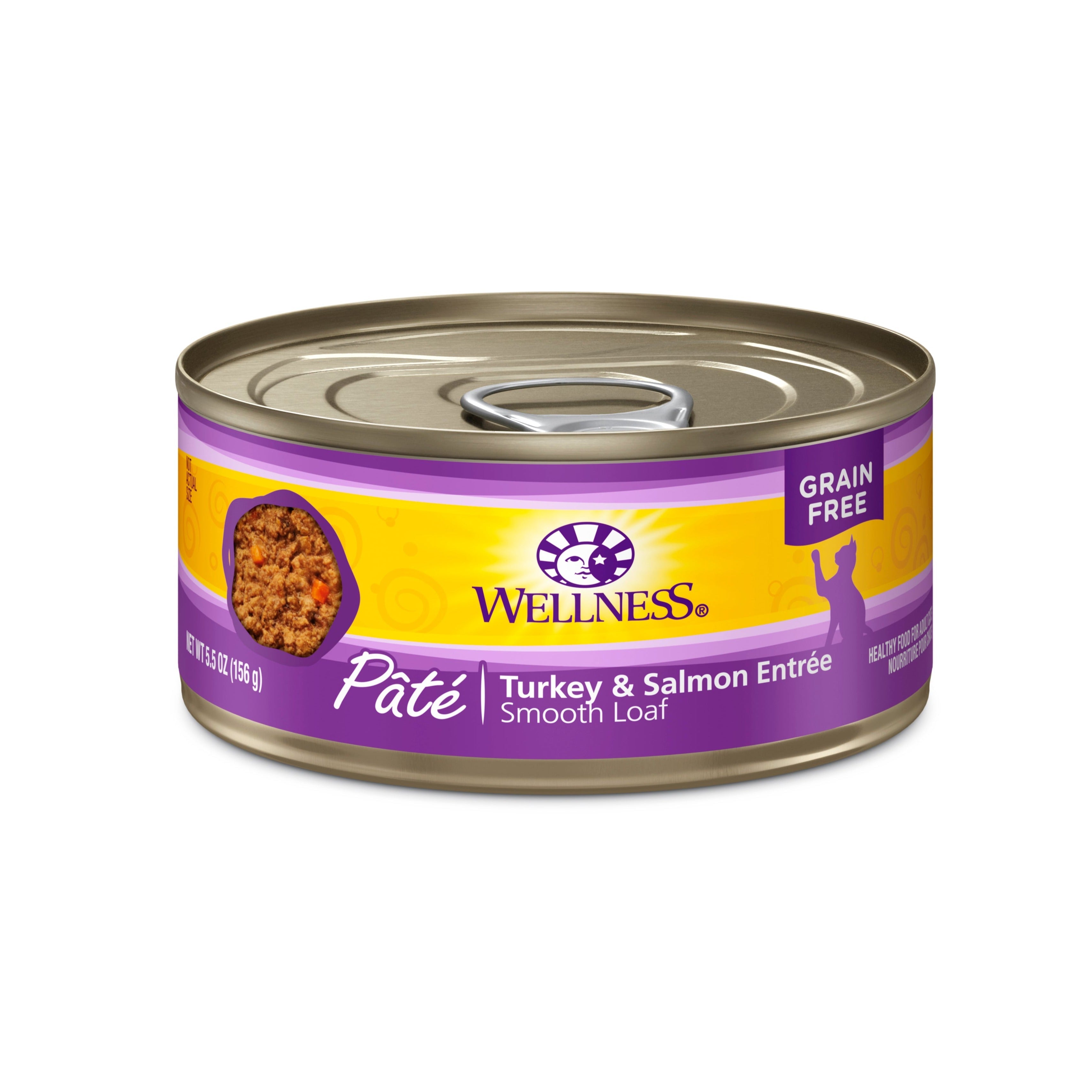 Wellness Complete Health™ Pâté Wet Cat Food | Turkey & Salmon (5.5 oz) - CreatureLand