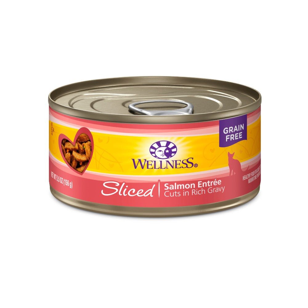 Wellness Complete Health™ Sliced Wet Cat Food | Salmon Entree (5.5 oz) - CreatureLand