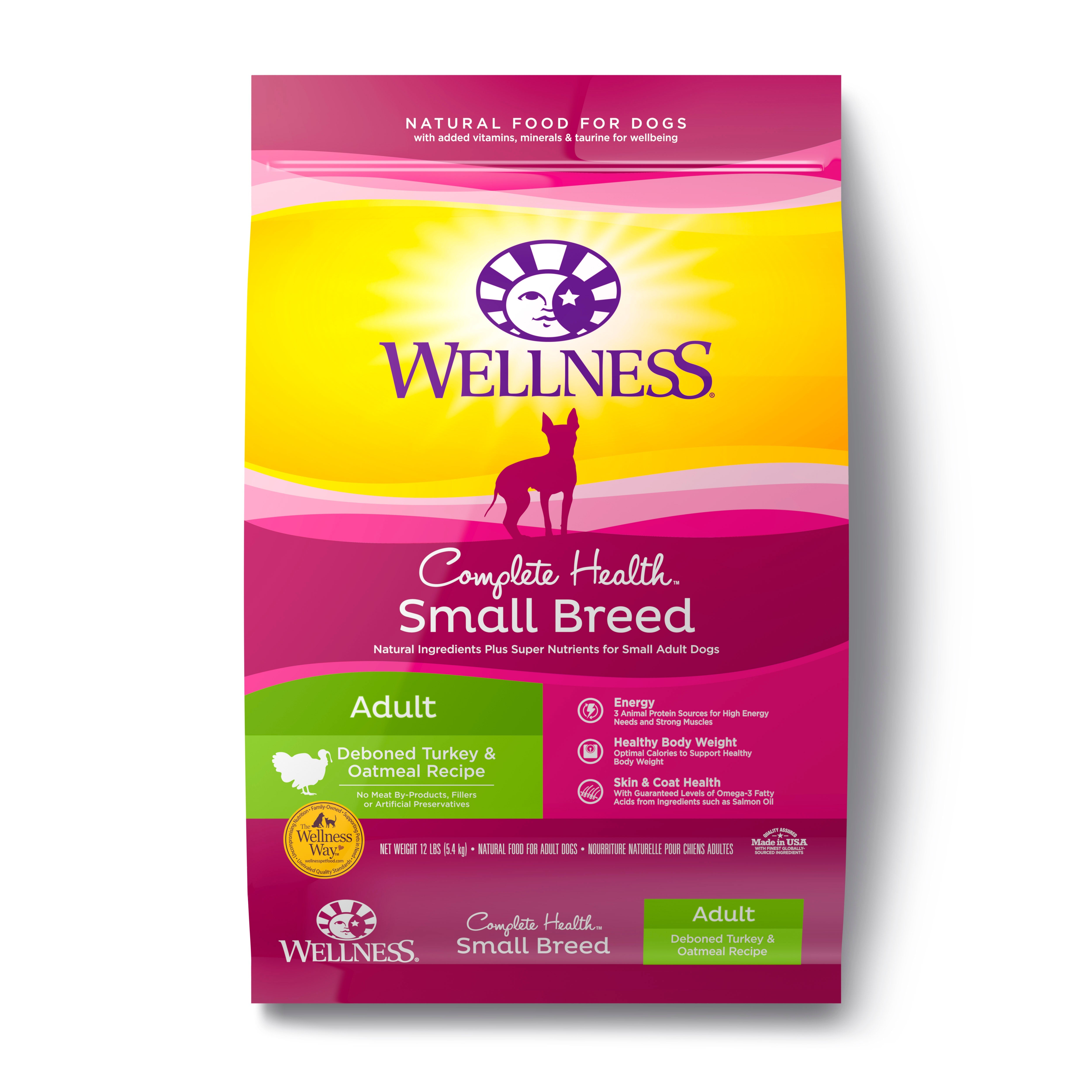 Wellness Complete Health Small Breed Adult Turkey & Oatmeal Dry Dog Food - CreatureLand