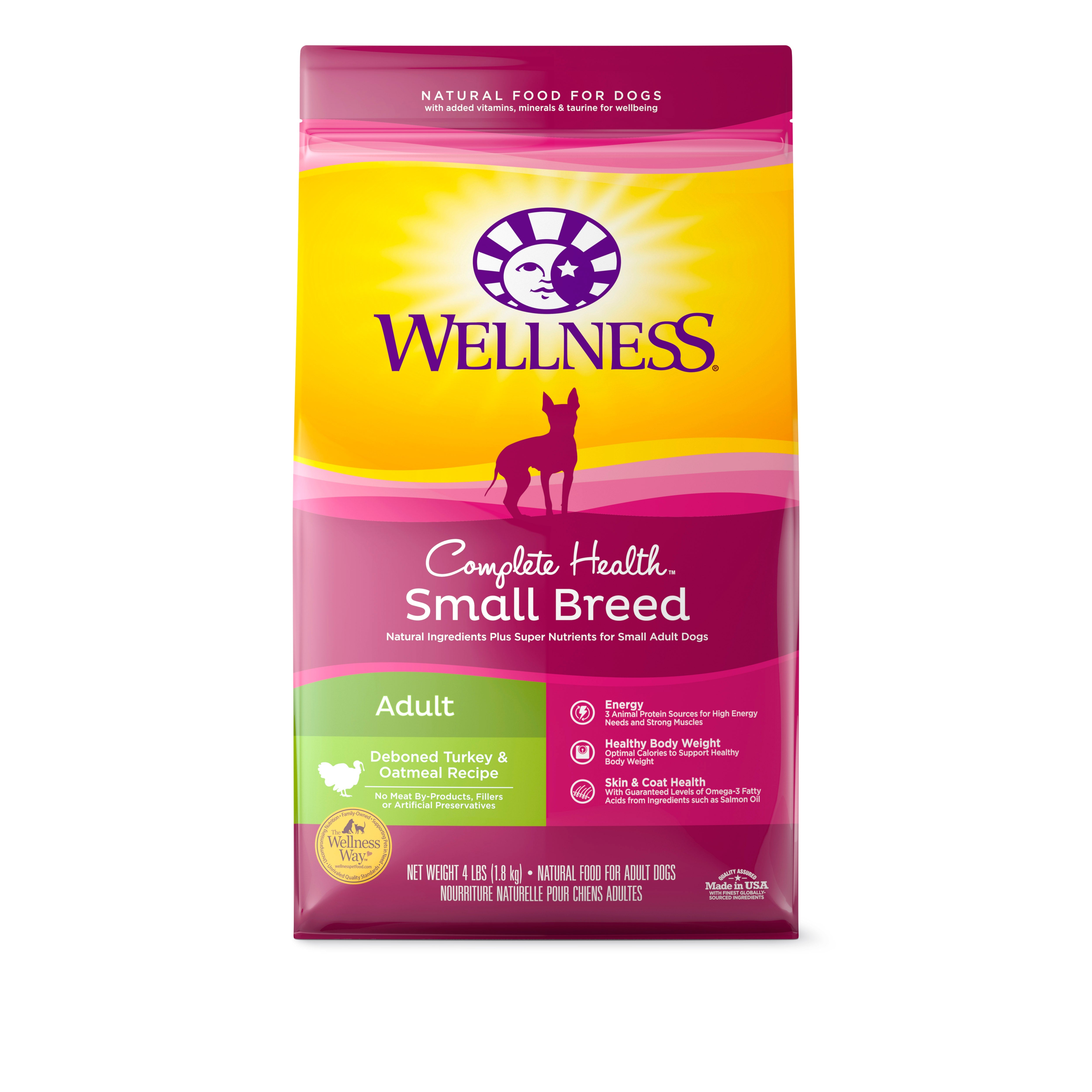 Wellness Complete Health Small Breed Adult Turkey & Oatmeal Dry Dog Food - CreatureLand