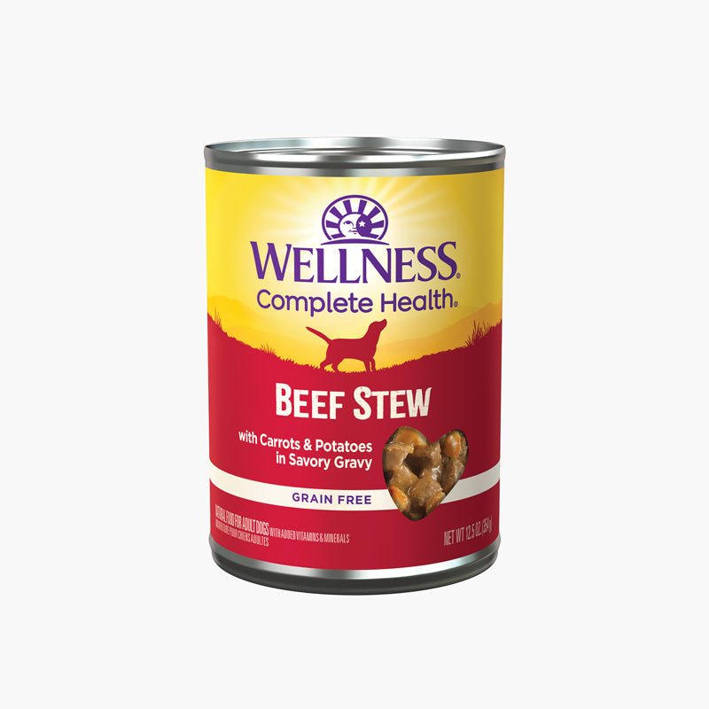 Wellness Complete Health Stew | Beef With Carrots & Potatoes Wet Dog Food (354g) - CreatureLand