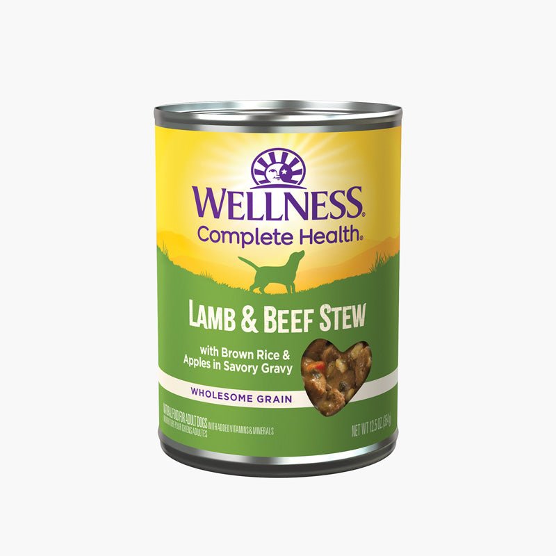 Wellness Complete Health Stew | Lamb & Beef With Brown Rice & Apples Wet Dog Food (354g) - CreatureLand