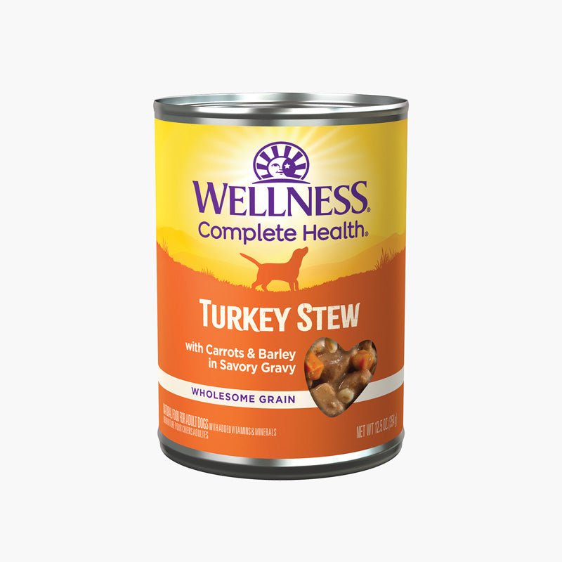 Wellness Complete Health Stew | Turkey With Barley & Carrots Wet Dog Food (354g) - CreatureLand