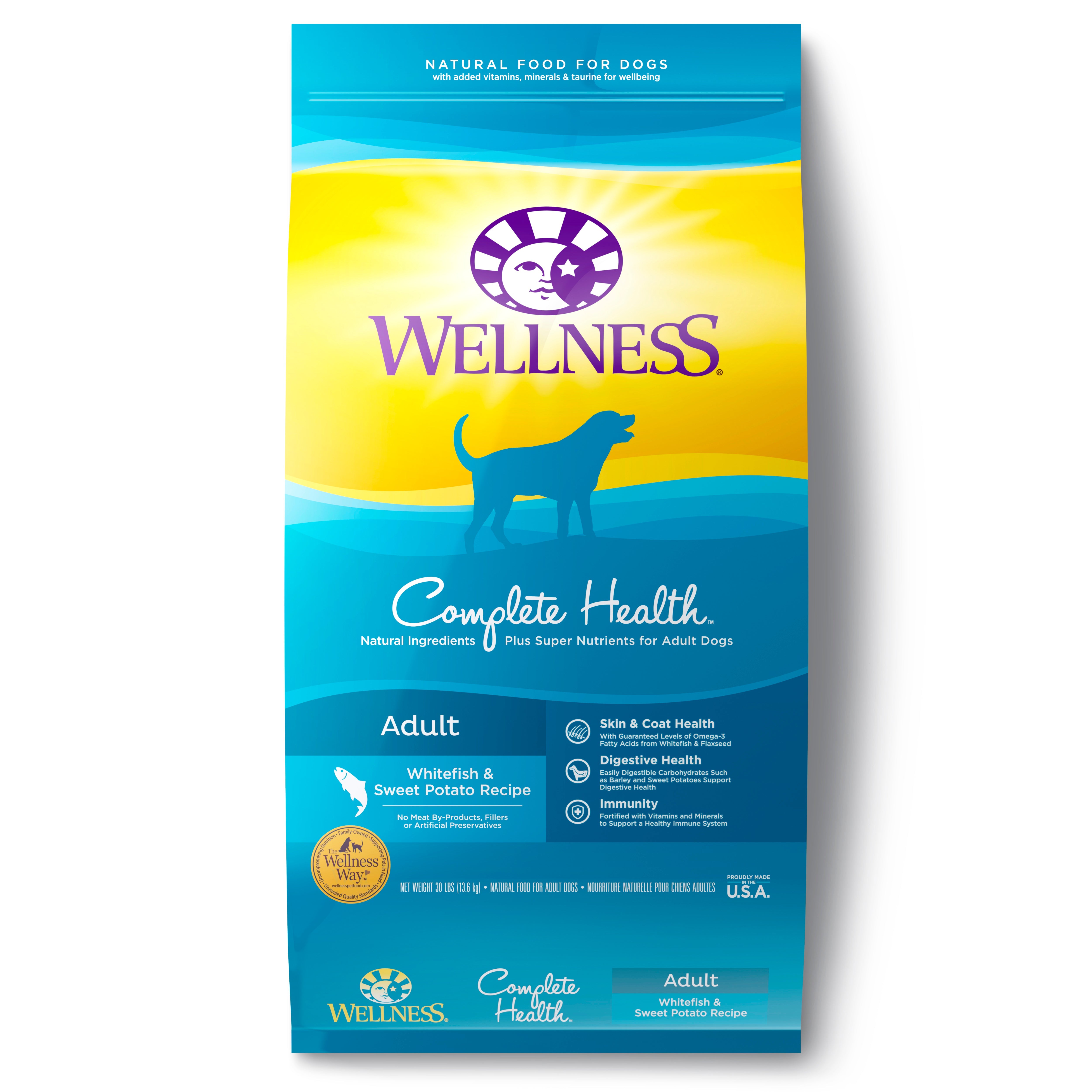 Wellness Complete Health Whitefish & Sweet Potato Adult Dry Dog Food - CreatureLand