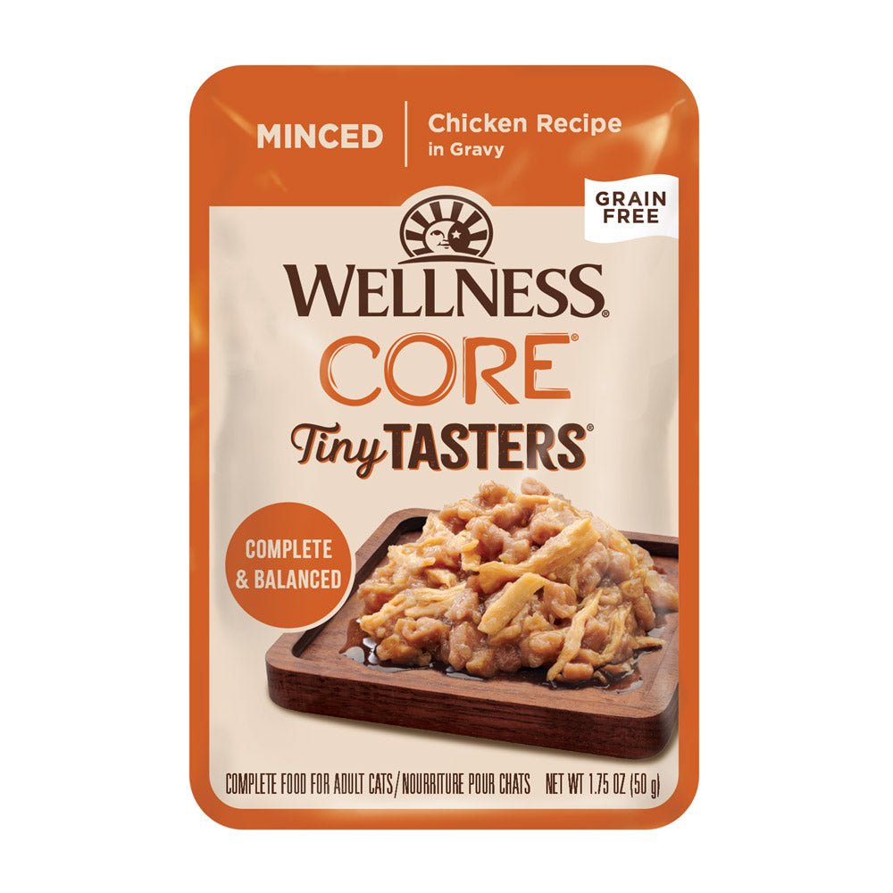 Wellness CORE® Tiny Tasters™ Minced Wet Cat Food | Chicken (1.75 oz) - CreatureLand