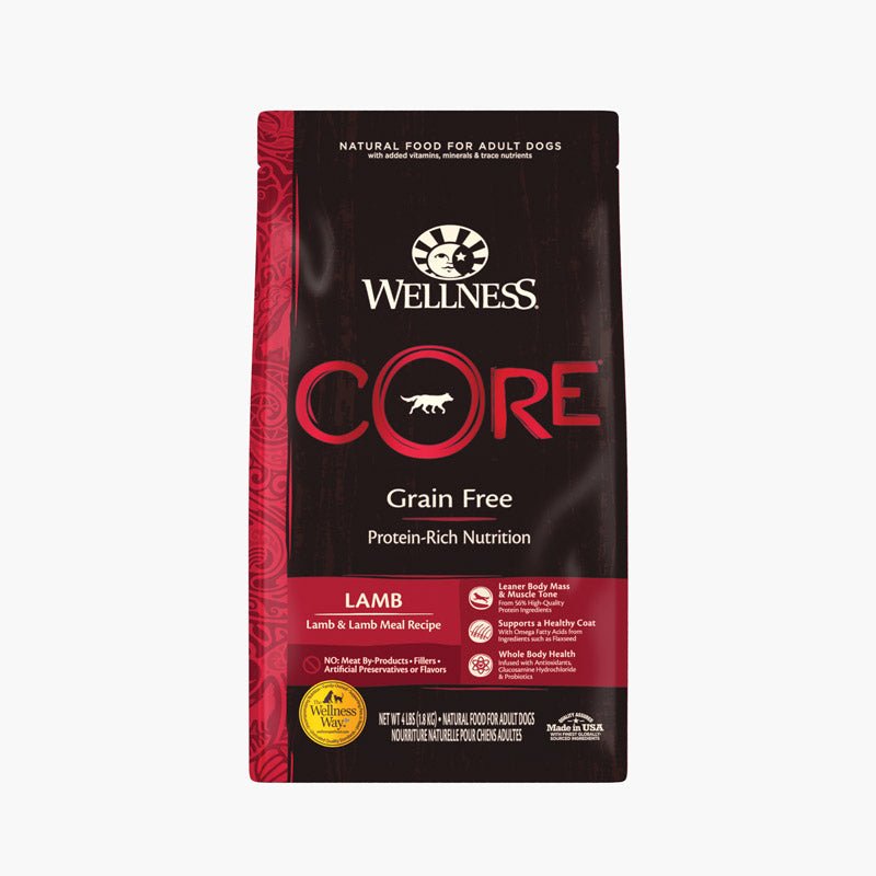 Wellness Wellness CORE Grain - Free Lamb & Lamb Meal Recipe Dry Dog Food - CreatureLand