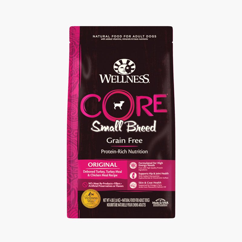 Wellness Wellness CORE Grain - Free Small Breed Adult Formula Dry Dog Food - CreatureLand