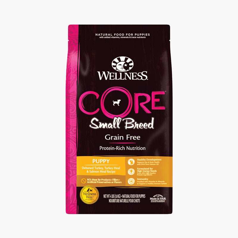 Wellness Wellness CORE Grain - Free Small Breed Puppy Formula Dry Dog Food - CreatureLand