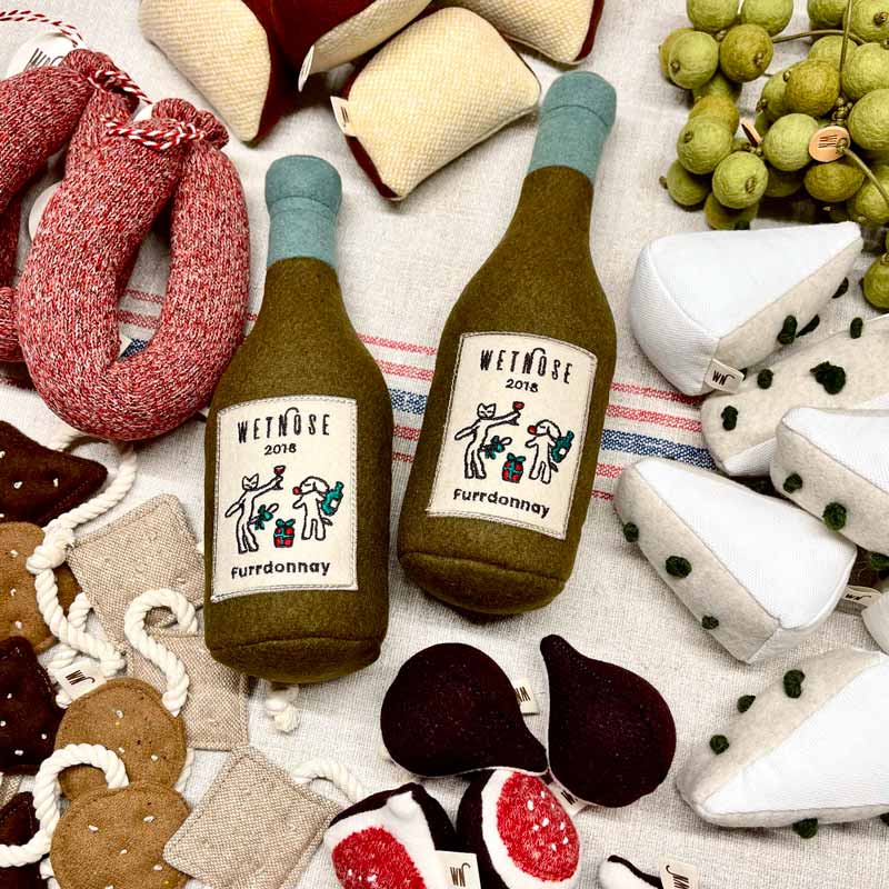 Wetnose Wine & Cheese Platter Catnip Toys (7 Designs) - CreatureLand