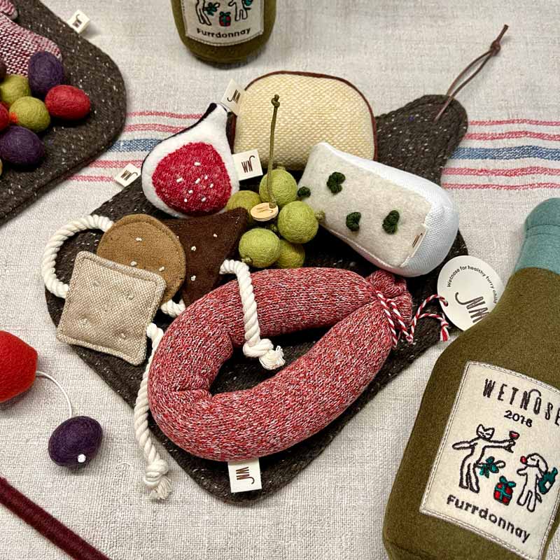 Wetnose Wine & Cheese Platter Catnip Toys (7 Designs) - CreatureLand