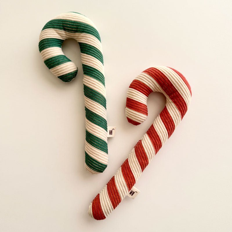 Wetnose X - mas Candy Cane Dog Toy - CreatureLand