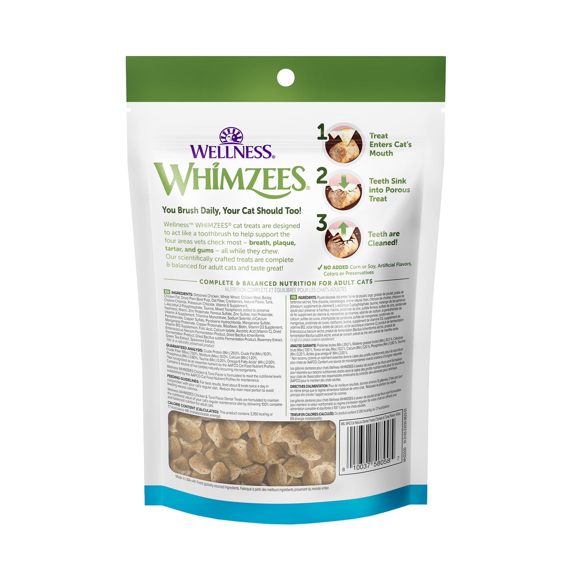 Whimzees Cat Dental Treats | Chicken & Tuna Flavor (2 Sizes) - CreatureLand