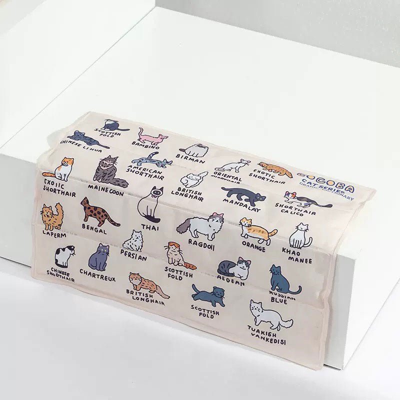 WOOWmoon Graphic Cat Breeds Cooling Mat - CreatureLand