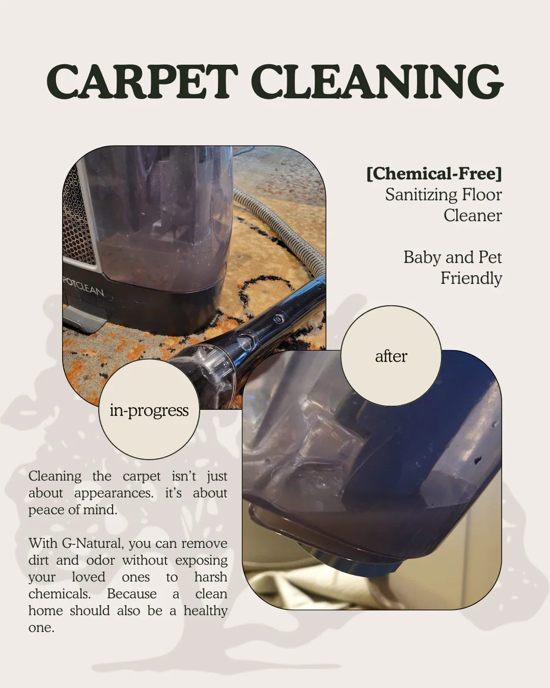 Soap-Free Sanitizing Floor Cleaner | Safe for Babies & Pets