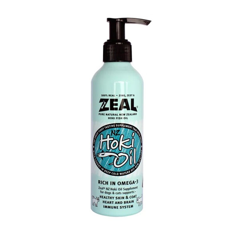 Zeal® Pure Natural New Zealand Hoki Fish Oil Cat & Dog (225ml) - CreatureLand
