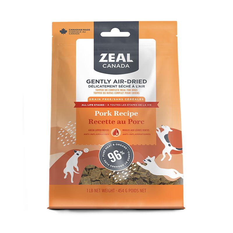 Zeal® Zeal Canada Gently Air - Dried Pork Recipe Dry Dog Food (454g) - CreatureLand