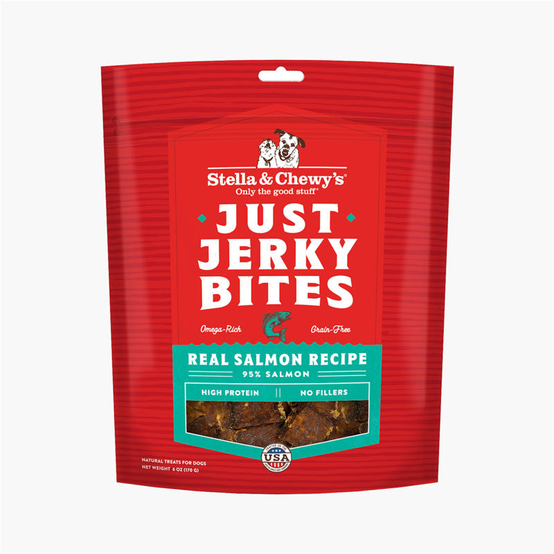 Just Jerky Bites | Real Salmon Recipe Dog Treats (6oz)