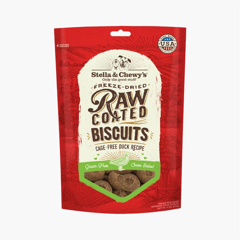 Freeze-Dried Raw Coated Biscuits | Duck (9oz)