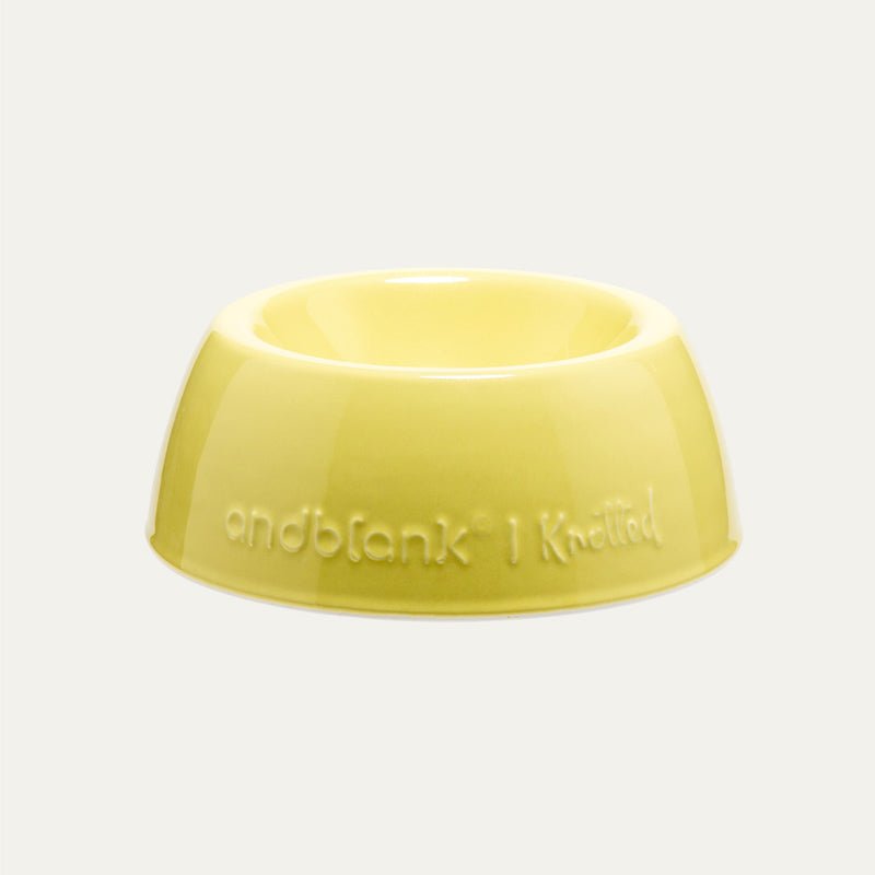 andblank andblank x Cafe Knotted | Ceramic Bowl (Yellow) - CreatureLand