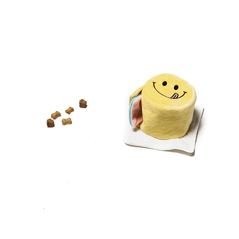 andblank [andblank x Cafe Knotted] Smile Cake Nose Work Dog Toy - CreatureLand