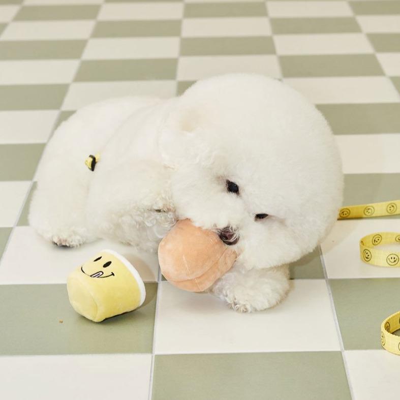 andblank [andblank x Cafe Knotted] Smile Donut Nose Work Dog Toy - CreatureLand