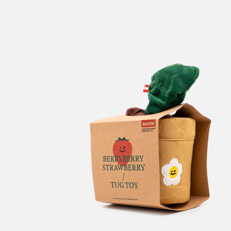 BACON Strawberry Tug Toy - CreatureLand