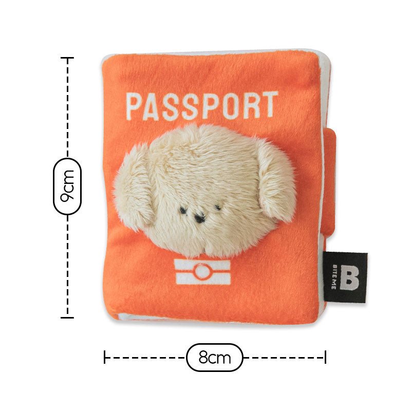 Bite Me Bite Me x Jeju Air | Passport and Boarding Pass Nose Work Toy - CreatureLand