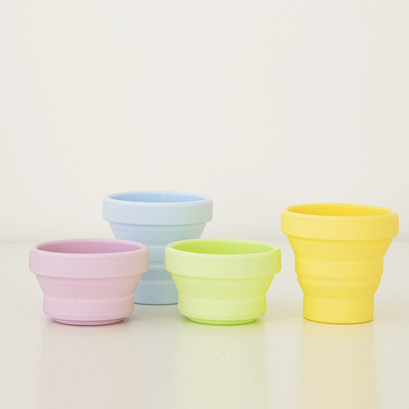 Bite Me Collapsible Water Cup - Pastel (4 Colours) - CreatureLand