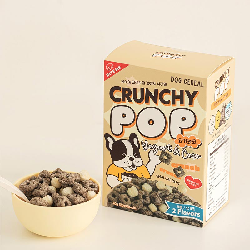 Bite Me Crunchy Pop Yogurt Coco Cereal (40g) - CreatureLand
