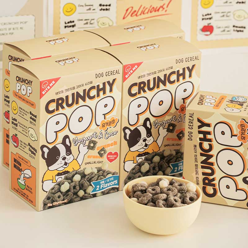 Bite Me Crunchy Pop Yogurt Coco Cereal (40g) - CreatureLand