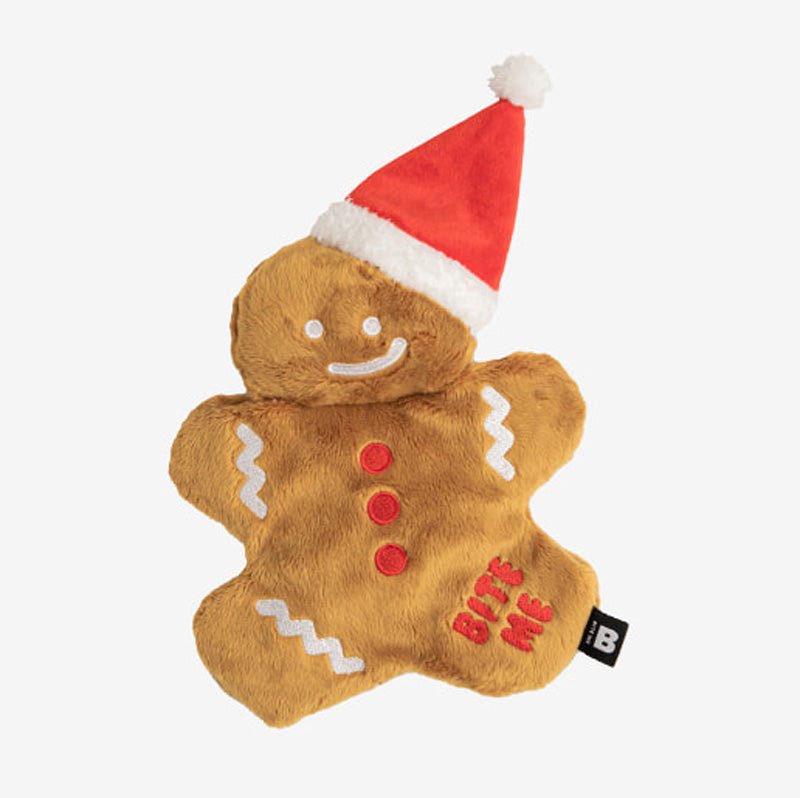 Bite Me Gingerbread Dog Toy - CreatureLand