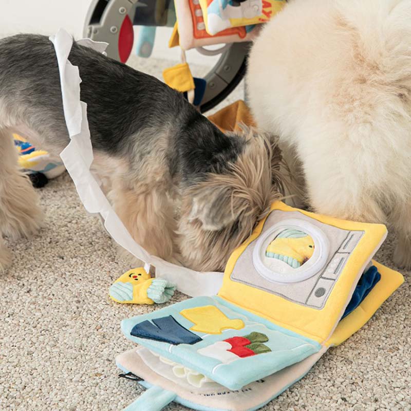 Bite Me It's Laundry Day Playbook Nose Work Dog Toy - CreatureLand