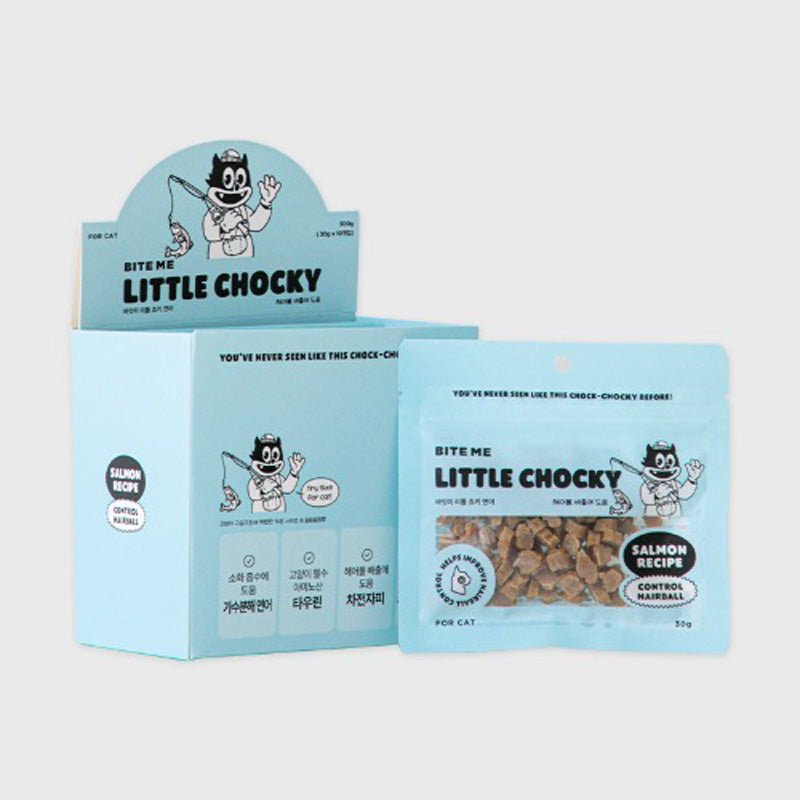 Bite Me Little Chocky - Salmon Jerky Cat Treats (Hairball Care) - CreatureLand