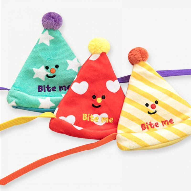 Bite Me Party Series - Conical Hat Dog Toy Set - CreatureLand