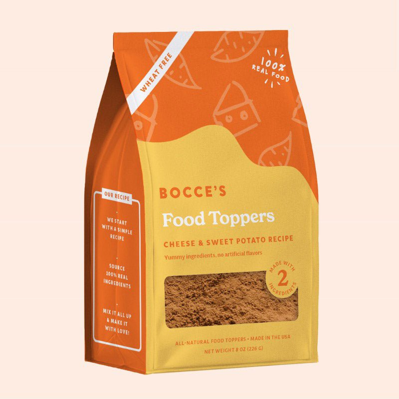 Bocce's Bakery Food Toppers | Cheese & Sweet Potato (226g) - CreatureLand