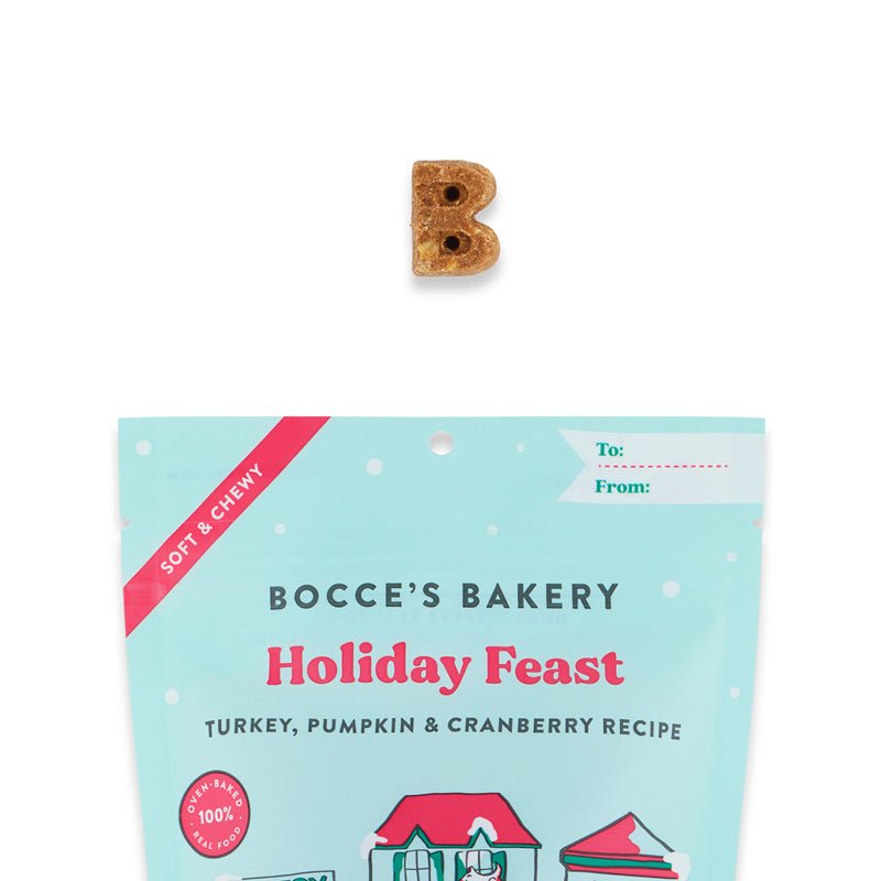 Bocce's Bakery Holiday Feast Soft & Chewy Dog Treats - 170g - CreatureLand