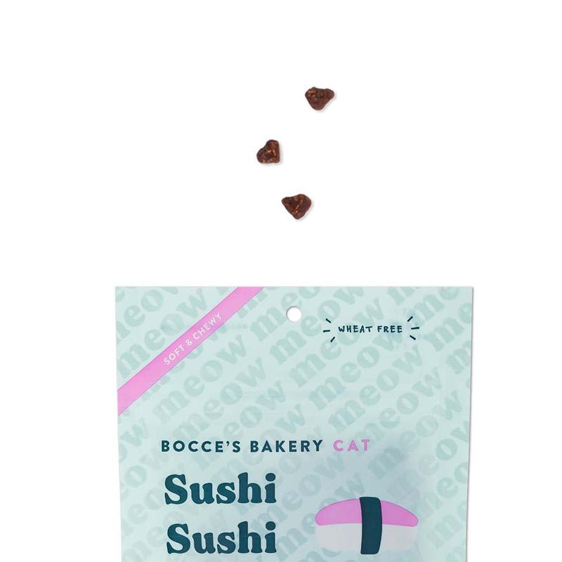 Bocce's Bakery Sushi Sushi Soft & Chewy Cat Treats | Salmon & Seaweed - CreatureLand
