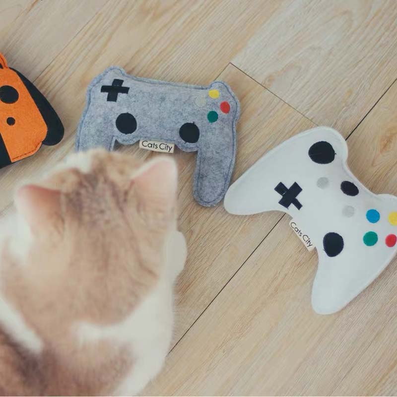 CatsCity Gaming Controllers Catnip Felt Toy (3 Designs) - CreatureLand