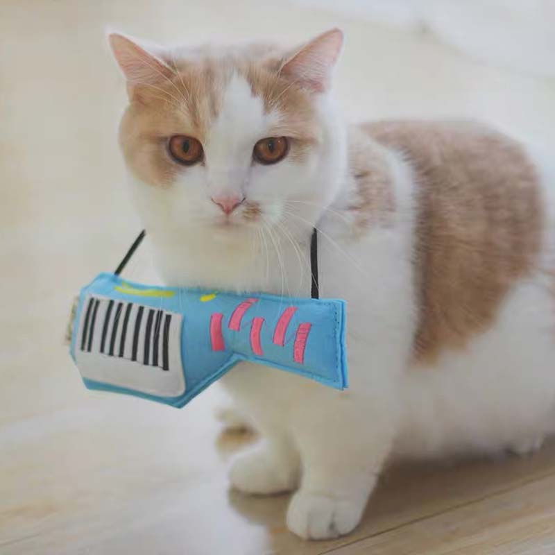 CatsCity Guitar Catnip Felt Toy - CreatureLand