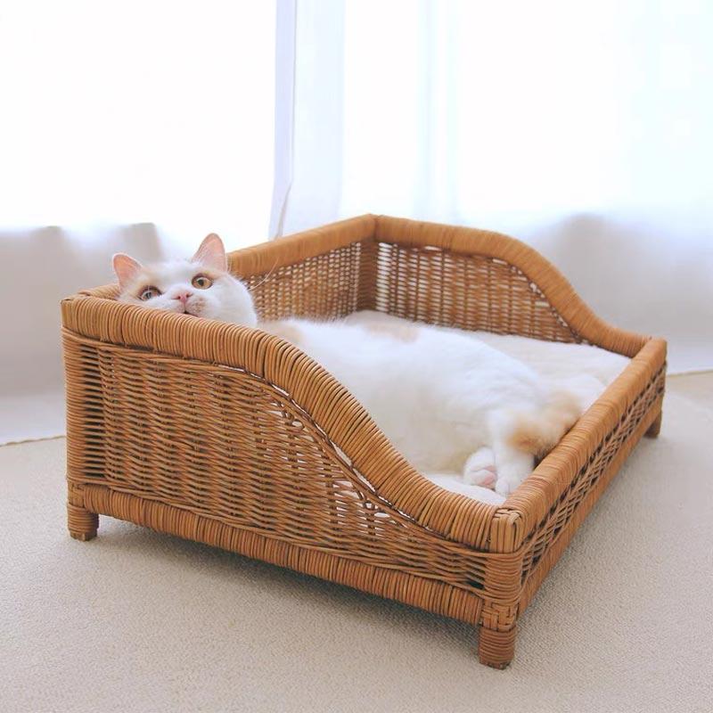 CatsCity Rattan Sofa Lounge - CreatureLand