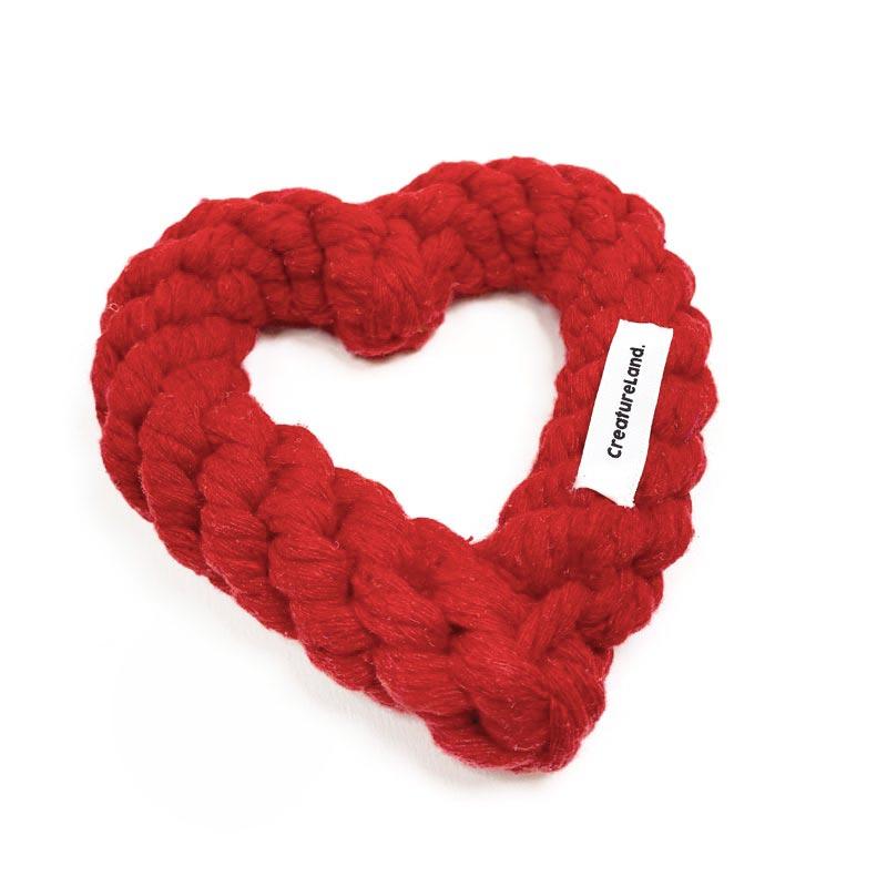 CreatureLand All You Need Is Love Dog Rope Toy - CreatureLand