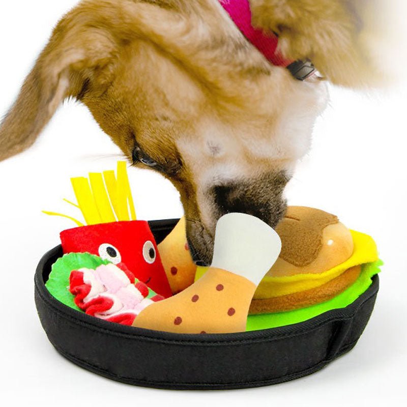 CreatureLand Food Platter Nose Work Dog Toy (2 Designs) - CreatureLand
