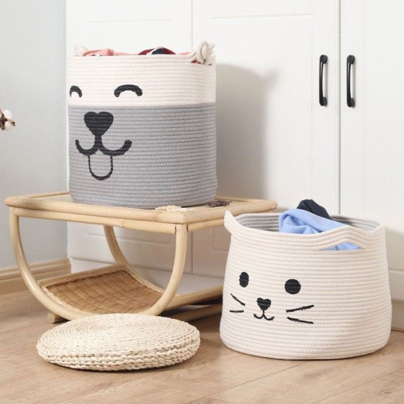 CreatureLand Furry Friends Toy Storage Basket (2 Sizes) - CreatureLand